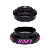CHRIS KING* nothreadset 1 1/8 inch (two tone black punch