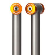 BINGHAM BUILT* titanium straight seatpost (pewter) - BLUE