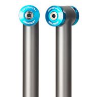 BINGHAM BUILT* titanium straight seatpost (pewter) - BLUE