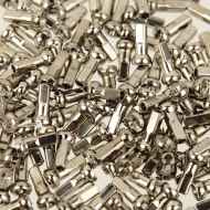 *PHILWOOD* brass nipple (silver)