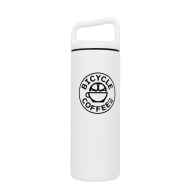 *BICYCLE COFFEE* wide mouth 16oz (white)
