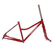 *VELO ORANGE* polyvalent low kicker frame set (red velvet)