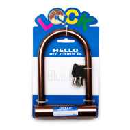 BLUE LUG* hello u-lock (silver) - BLUE LUG ONLINE STORE