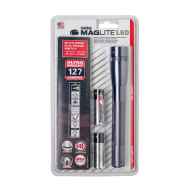 *MAGLITE* mini maglite led 2aa flashlight (gray)