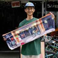 *BLUE LUG* dry towel (painting)