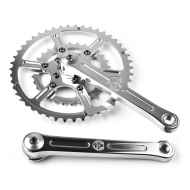 *VELO ORANGE* grand cru 50.4bcd double crankset (silver)