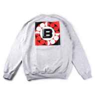 *BLUE LUG* BL bike works sweat (grey)