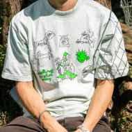 *CALLING IN SICK* sketchy t-shirt (seafoam)