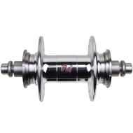 *PHILWOOD* high flange track hub rear (silver/double cog)