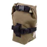 OUTER SHELL ADVENTURE* rolltop saddlebag (olive drab) - BLUE