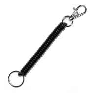 *SUPER COIL* clip on key coil (black)