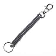 *SUPER COIL* clip on key coil (gray)