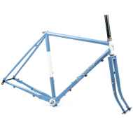 【セール】 CYCLES* SINGULAR gryphon LUG BLUE - gray) (steel set frame 自転車本体