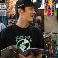 *CALLING IN SICK* chef chicken t-shirt (black)