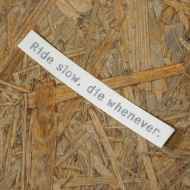 *STRIDSLAND* rsdw sticker (black)