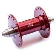 *PHILWOOD* high flange track hub front (red)