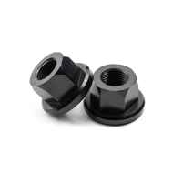 *GRAN COMPE* hub axle nut (black)