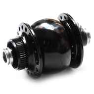 PHILWOOD* center lock disc hub rear (thru-axle/black) - BLUE
