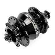 *SHUTTER PRECISION* SD-8 dynamo disk hub (black/32h)