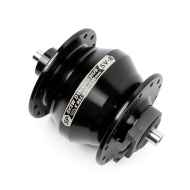 *SHUTTER PRECISION* SV-8-FC dynamo hub for Brompton (black/28H)