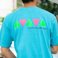 *A'ME* neon tri t-shirt