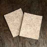 *RIVENDELL* wool felt grips (brown/pair)