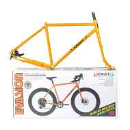 *CRUST BIKES* evasion frame (orange speckle)