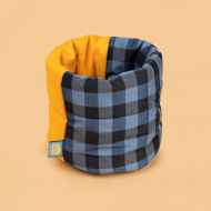 *BLUE LUG* pot pot 丸 (yellow/blue check)