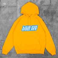 *BLUE LUG* glow letter hoodie (gold)