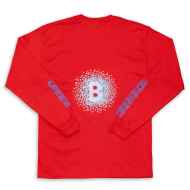 *BLUE LUG* noise long sleeve t-shirt (red)