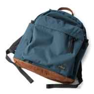 *BLUE LUG* the day pack (navy/brown suede)