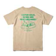 *BLUE LUG* all-star shop t-shirt (sand)