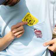 *DIA-COMPE×BLUE LUG* candy shop t-shirt (powder blue)