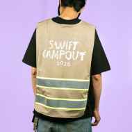*SWIFT INDUSTRIES×BLUE LUG* campout 2026 safety vest (beige)