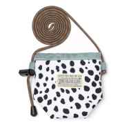 *BLUE LUG* can cooler pouch (dalmatian/slate blue)
