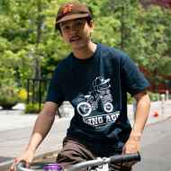 *BLUE LUG* riding ace t-shirt (navy)