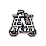 *BLUE LUG* tokyo logo patch (gray)