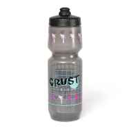 *CRUST BIKES* disco water bottle (smoke)