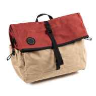 *FAIRWEATHER*  brompton bag (wax wine/mocha)