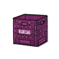 *BLUE LUG* milk crate patch (violet)