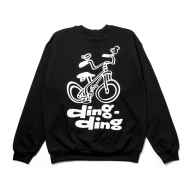 *BLUE LUG* ding ding crewneck sweat (black)