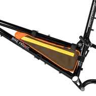 *FAIRWEATHER* frame bag for bike friday (cordura/brown/orange)