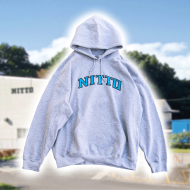 *NITTO* hoodie (college logo/heather gray)