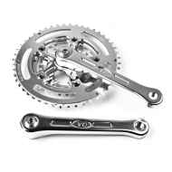 *VELO ORANGE* grand cru 110 fluted triple crankset (silver)