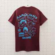 *DIA-COMPE×BLUE LUG* candy shop t-shirt (burgundy)