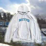 NITTO* hoodie (college logo/heather gray) - BLUE LUG ONLINE