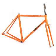 *FALCONER CYCLES* track frame set (persimmon orange)