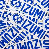 *IZUMI* logo sticker
