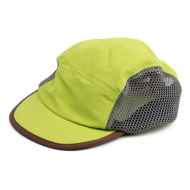 *BLUE LUG* bicycle duckbill cap (lime/mesh)