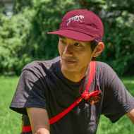 *TEAM DREAM* boney packable cap (burgndy)